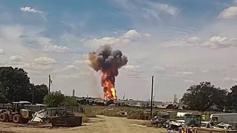 Screenshot of video taken from @SpaceflightNow/X
