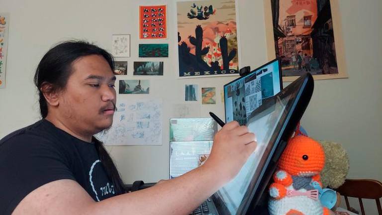 For Adam, humour and sincerity are important in art and storytelling. – ALL PICS COURTESY OF ADAM MUSA OTHMAN