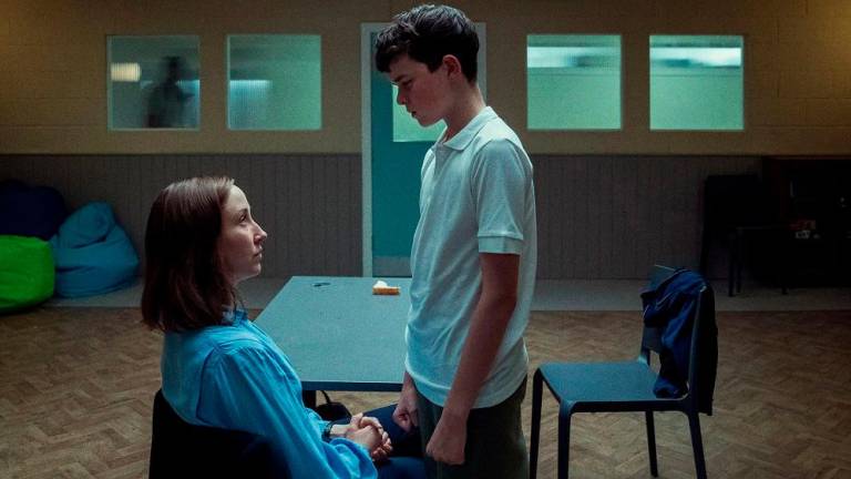 Highlighting the influence of social media, Adolescence centres on 13-year-old Jamie (right), who is accused of murder. – NETFLIXPIC