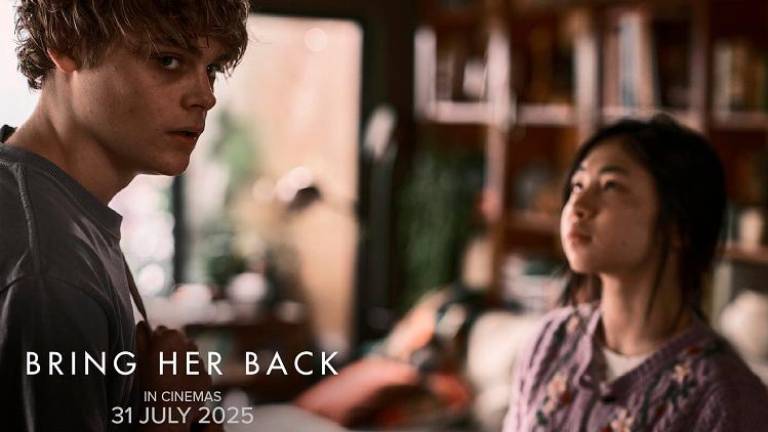 Barratt (left) and Wong, in her acting debut, anchor the film as its heart. – PICS FROM SONY PICTURES ENTERTAINMENT