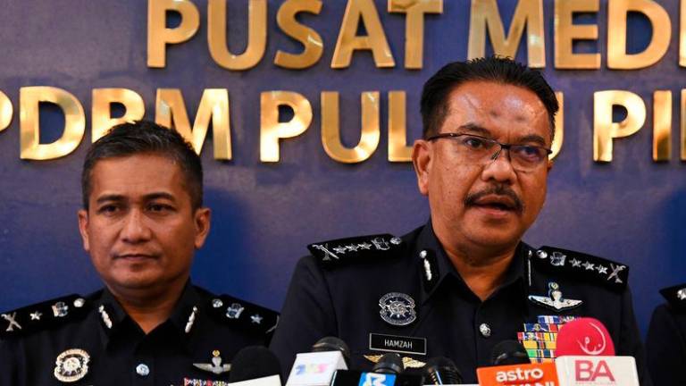 Penang police chief Datuk Hamzah Ahmad - BERNAMApix