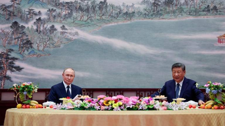Russian President Vladimir Putin and Chinese President Xi Jinping attend a meeting in Beijing, China September 2, 2025. - Sputnik/Alexander Kazakov/Pool via REUTERSPIX