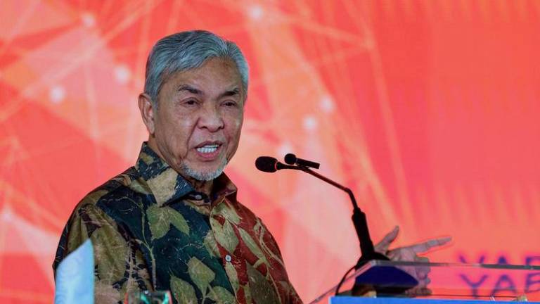 Deputy Prime Minister Datuk Seri Dr Ahmad Zahid Hamidi - BERNAMApix