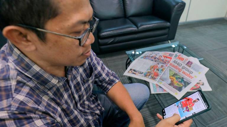 Chai said traditional news outlets should not attempt to compete with social media on its own terms such as chasing after clickbaits or viral trends. – ADIB RAWI YAHYA/THESUN