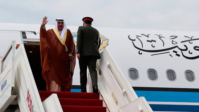 Kuwait Crown Prince Sheikh Sabah Khaled Al-Hamad Al Sabah departed for home today after attending the ASEAN-Gulf Cooperation Council (GCC) Summit in Kuala Lumpur - BERNAMApix