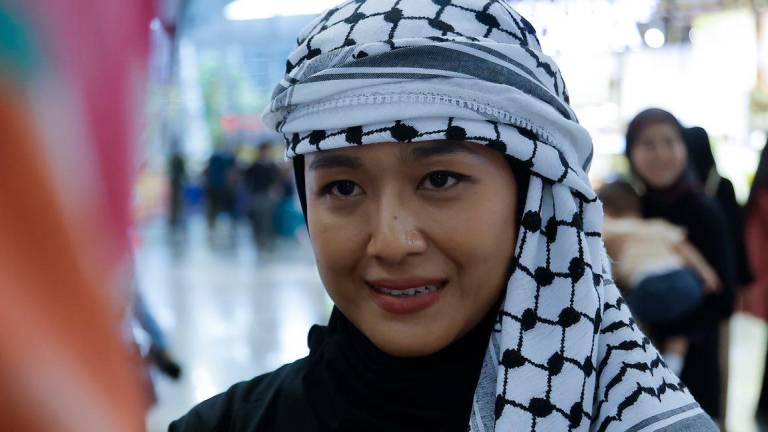 Humanitarian activist Farah Lee - Photo by BERNAMA