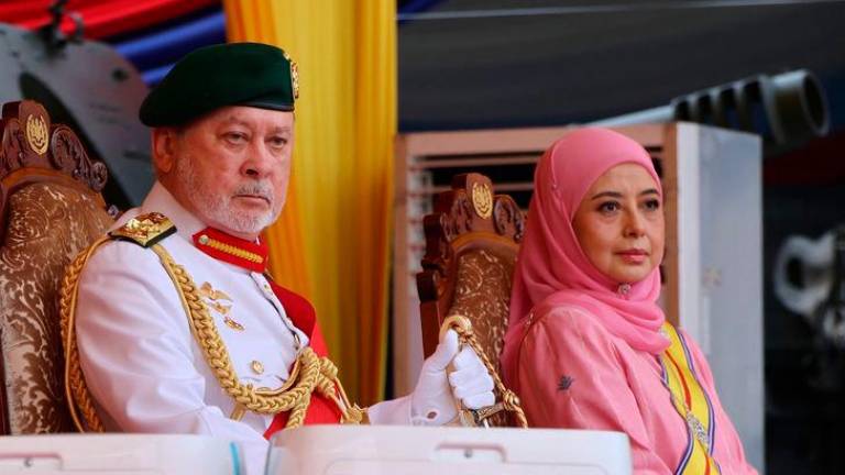 His Majesty Sultan Ibrahim, King of Malaysia and Her Majesty Raja Zarith Sofiah, Queen of Malaysia - BERNAMApix