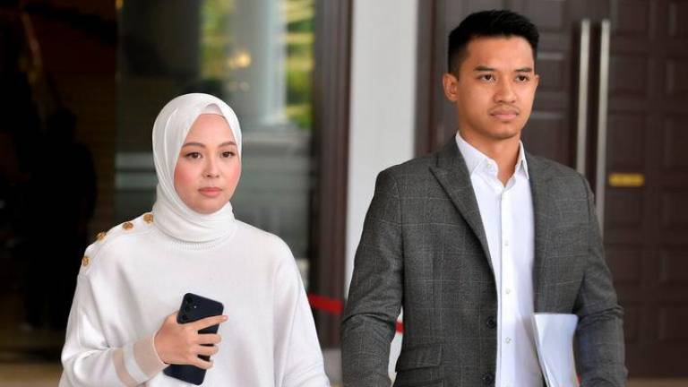 Datin Vivy Yusof, and her husband, Datuk Fadzarudin Shah Anuar - BERNAMApix