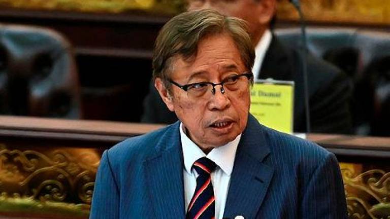 Premier Sarawak Tan Sri Abang Johari Tun Openg–fotoBernama