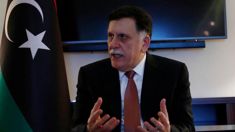 Fayez al Sarraj, Libya’s UN recognised Prime Minister, is pictured during an interview, in Berlin, Germany Jan 20, 2020. — Reuters