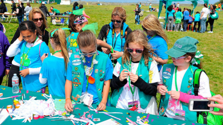 US Girl Scouts mark 100 years of their iconic cookies