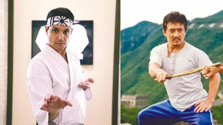 Macchio’s LaRusso and Chan’s Mr Han are on a collision course. – PICS BY NETFLIX/SONY PICTURES