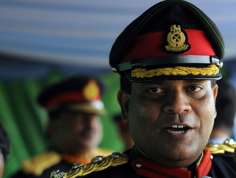 The UN has named Shavendra Silva as playing a major role in orchestrating war crimes in Sri Lanka. — AFP