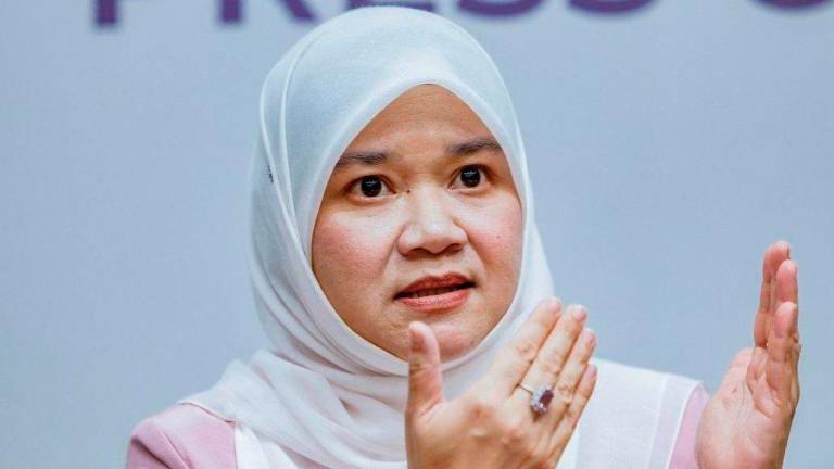 Education Minister Fadhlina Sidek. - BERNAMA