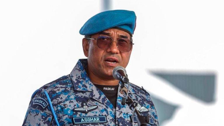 RMAF chief General Tan Sri Mohd Asghar Khan Goriman Khan. - BERNAMA