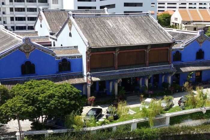 George Town’s Blue Mansion.