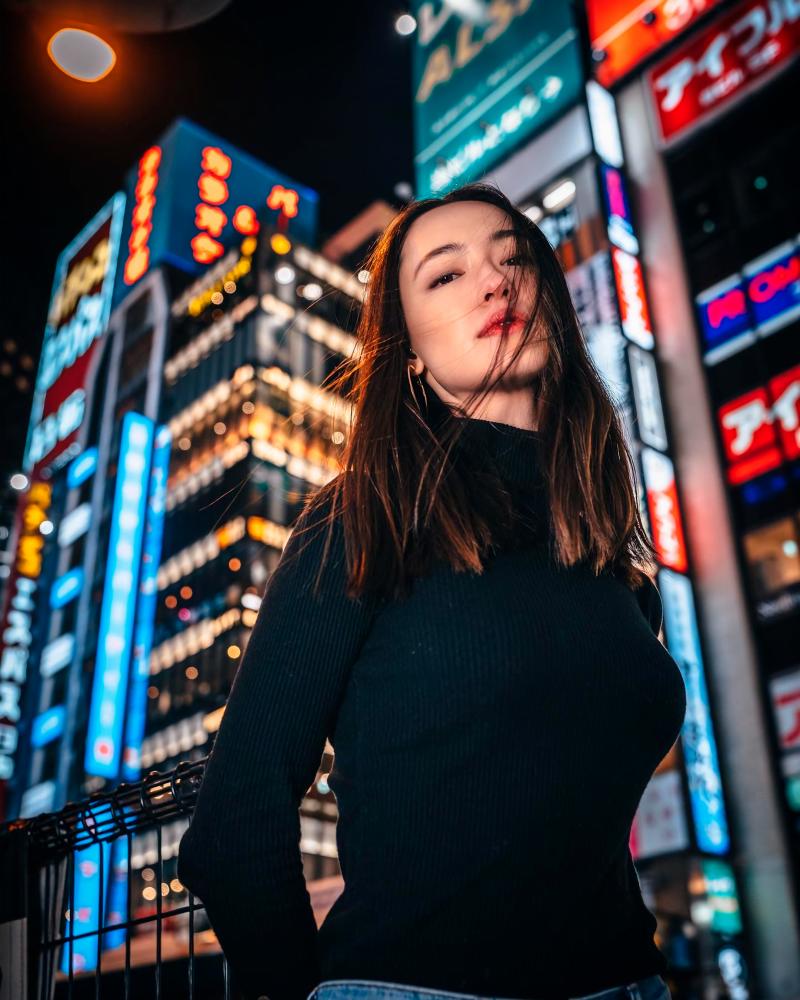 $!Fussi during her trip to Japan last year. — PHOTO COURTESY OF RKRKRK