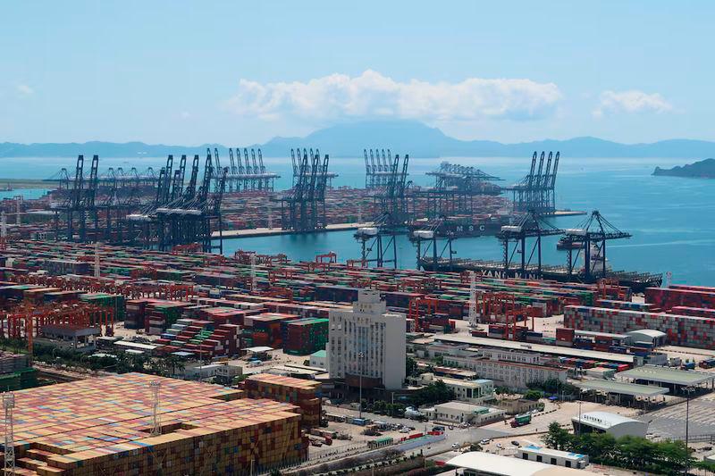 Cranes and containers are seen at the Yantian port in Shenzhen, Guangdong province - REUTERSpix