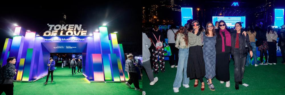 $!The party continued at the electrifying Token of Love Hong Kong Music Festival at AXA Wonderland, a musical experience that debuted in Hong Kong in February headlining global artists and top 100 DJs, uniting music lovers, innovators and leading Web3 brands.