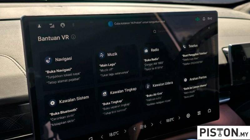 Proton X50’s Bahasa Malaysia in its voice recognition