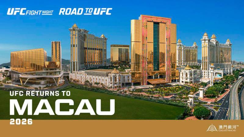 Galaxy Macau and UFC® Announce Multi-Event Strategic Partnership Agreement To Bring Three UFC Events to Galaxy Arena