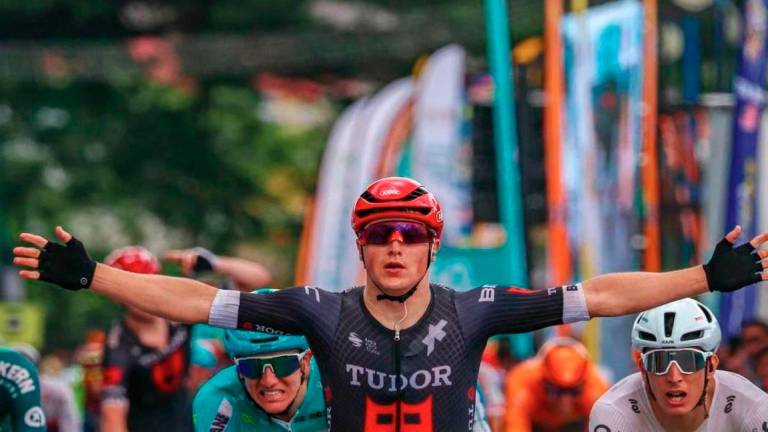 Dutch cyclist Arvid de Kleijn. - BERNAMA