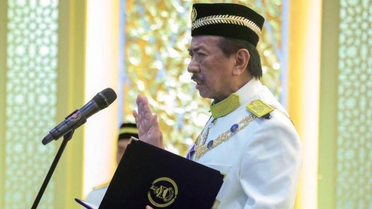 Yang Dipertua Negeri of Sabah Tun Musa Aman. - BERNAMA