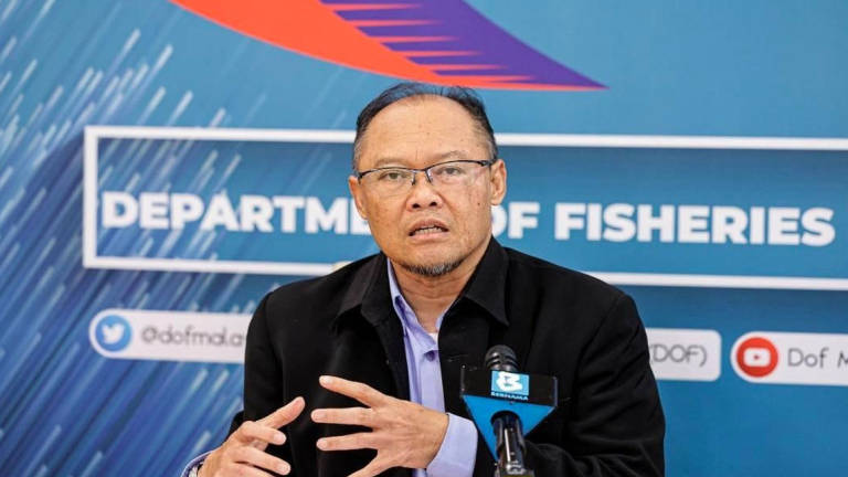 Fisheries Director-General Datuk Adnan Hussain. - BERNAMA