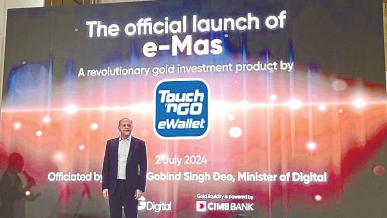 Gobind at the launch of TNG Digital’s gold investment product.