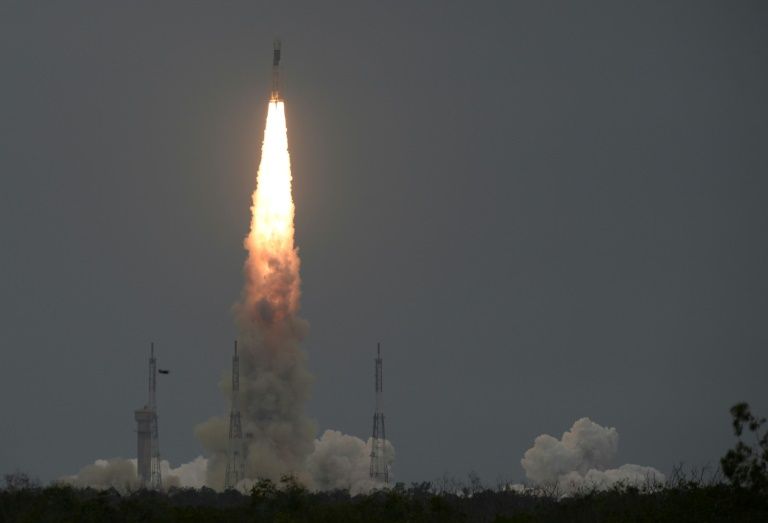 Chandrayaan 2, or Moon Chariot 2, lifted off from India’s spaceport at Sriharikota in southern Andhra Pradesh state on July 22. — AFP