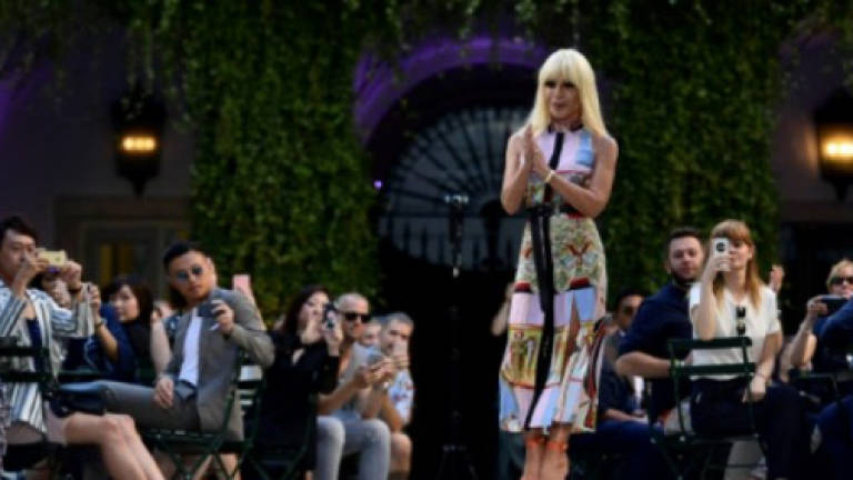 Versus Versace seduces London ahead of Armani's hyped return