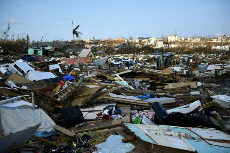 The Mudd neighborhood, where many Haitian migrants lived, was decimated by Hurricane Dorian. — AFP