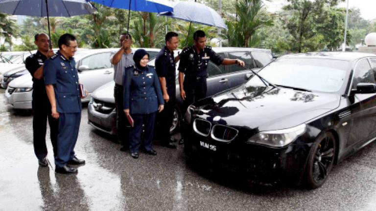 Police seize cloned cars worth RM3m, arrest 33 suspects