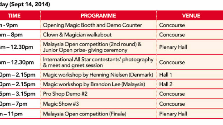 Four days of magic at Putrajaya