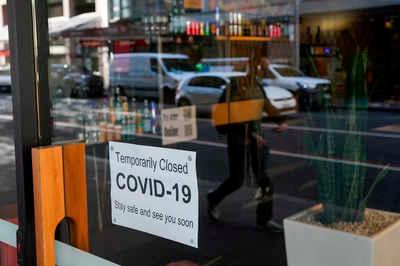 A sign is posted on the window of a closed cafe at the city centre during a lockdown to curb the spread of a coronavirus disease (Covid-19) outbreak in Sydney, Australia, September 7, 2021. ― REUTERSPix