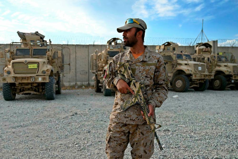 The United States has poured tens of billions of dollars into Afghanistan’s defence force. — AFP