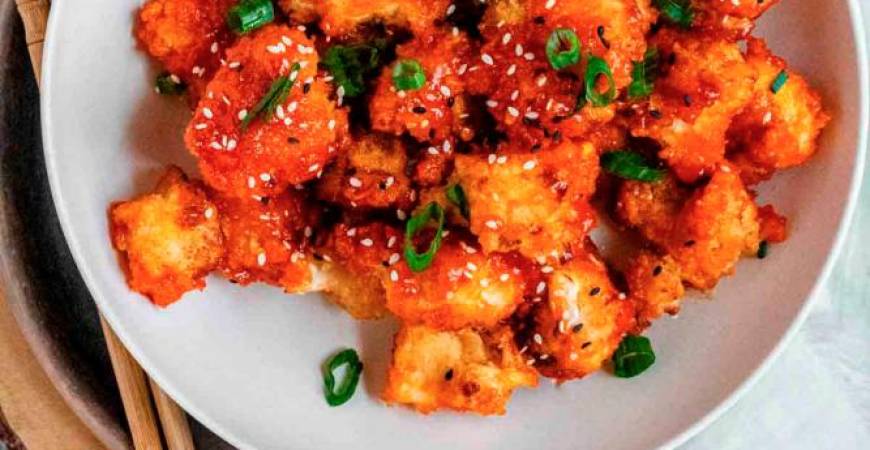 Cauliflower sambal is a treat for fans of spicy food. – PIC FROM YOUTUBE @PIPERCOOKS