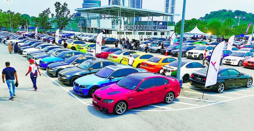 The event drew more than 200 cars, with organisational costs of about RM25,000 covered by sponsors and participant fees. – Pic courtesy of Amir Farizat Sayuti