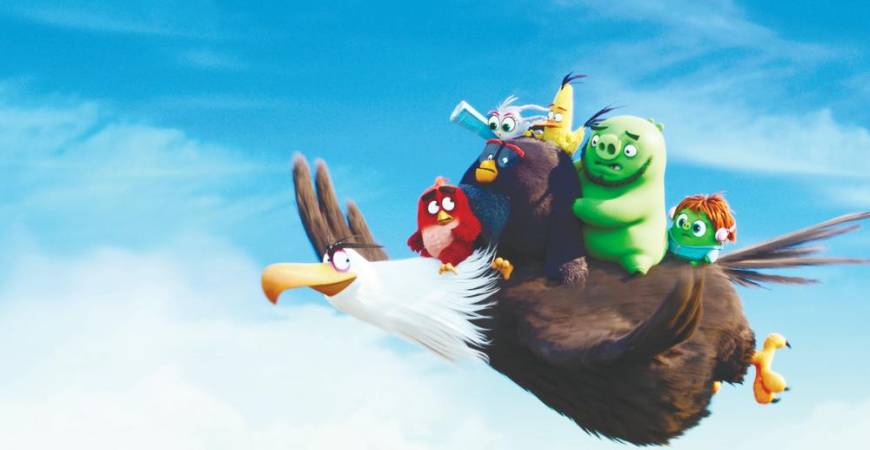 A scene from Angry Birds 2