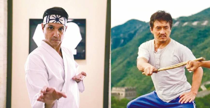 Macchio’s LaRusso and Chan’s Mr Han are on a collision course. – PICS BY NETFLIX/SONY PICTURES