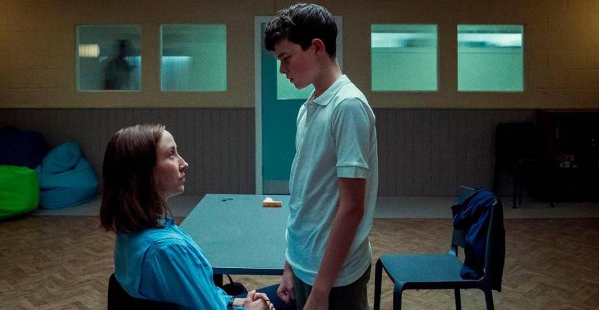 Highlighting the influence of social media, Adolescence centres on 13-year-old Jamie (right), who is accused of murder. – NETFLIXPIC