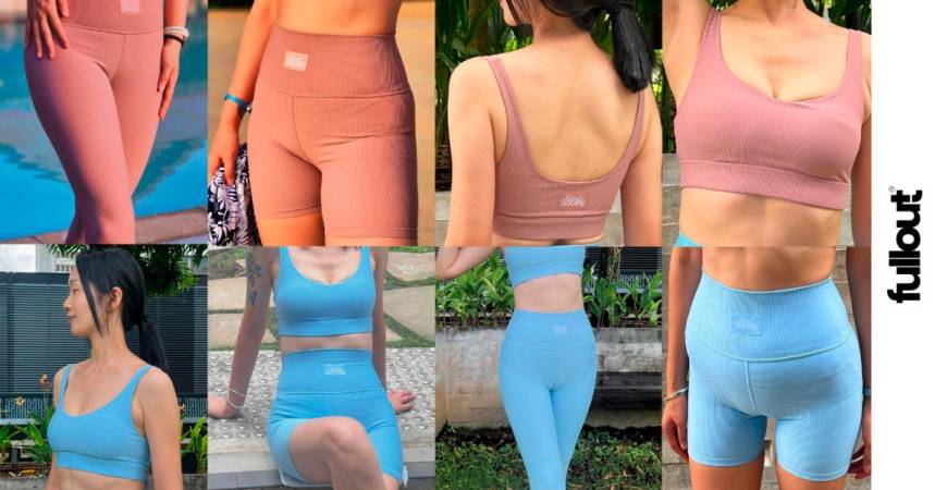 Fullout Unveils Ribbed Dusty Rose Gold Collection: Empowering Women Through Stylish Activewear
