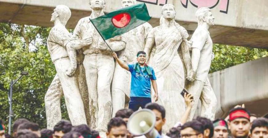 The road ahead is fraught with challenges as Bangladesh strives to replace the rot of cronyism with the pillars of meritocracy, justice and truth. – AFPPIC