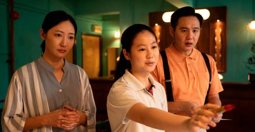 (From left) Goh, Foong and Lim play the movie’s main characters. – PIC COURTESY OF PASSIONATE WORLD