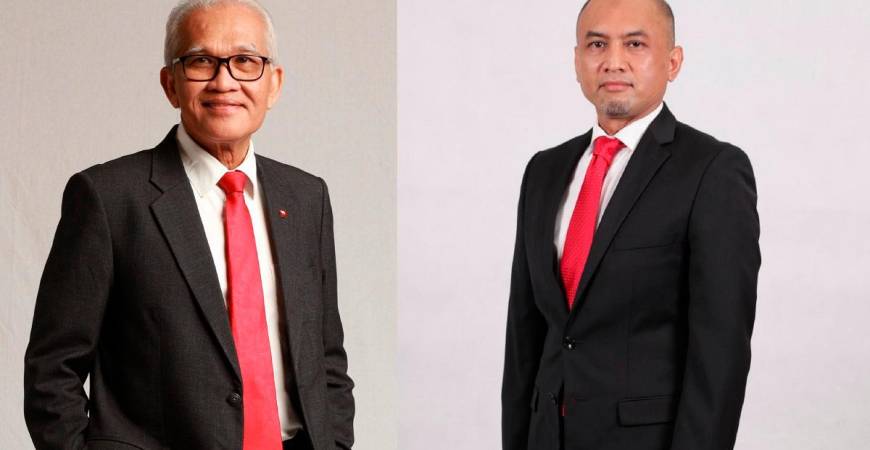 - Tan Sri Mohd Nasir Ahmad (L) and Amir Hamdan.