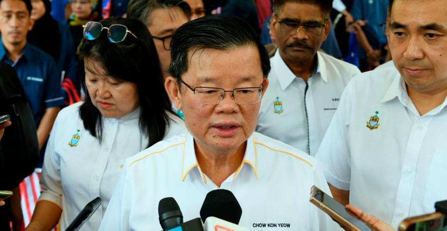Chief Minister Chow Kon Yeow - Bernamapix