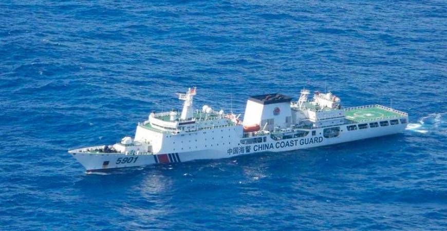 Chinese Coast Guard ship 5901 sailing in the South China Sea - AFPpix