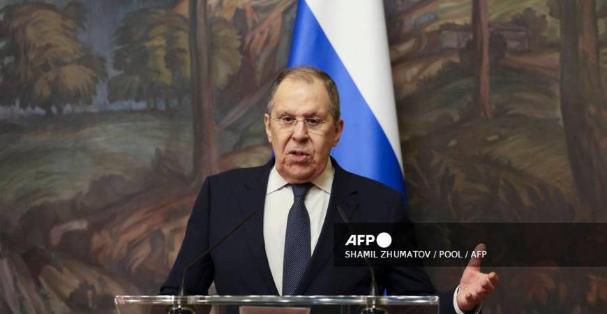 Russian Foreign Minister Sergei Lavrov - (Photo by Shamil Zhumatov / POOL / AFP)