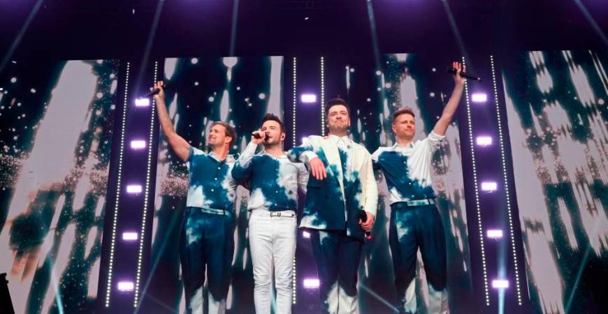 Westlife last performed in Malaysia in February 2023 at Axiata Arena Bukt Jalil. – TRUMPET INTERNATIONALPIC