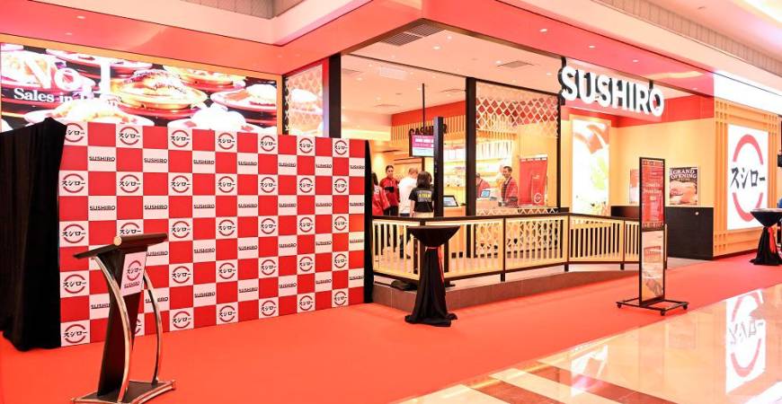 The Suria KLCC outlet is the first in Malaysia.